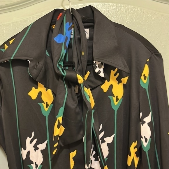 1970’S Vintage Lanvin Dress complete with original belt  and scarf - Picture 5 of 7